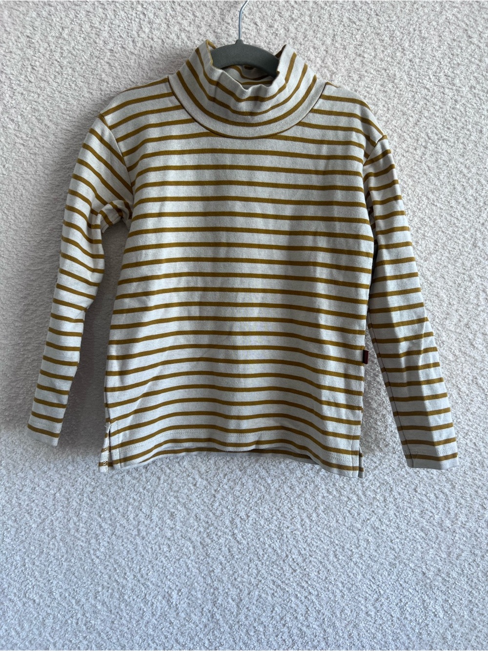 KIDWILD Kids Stripe Turtleneck Organic Cotton Size 4-5 Years